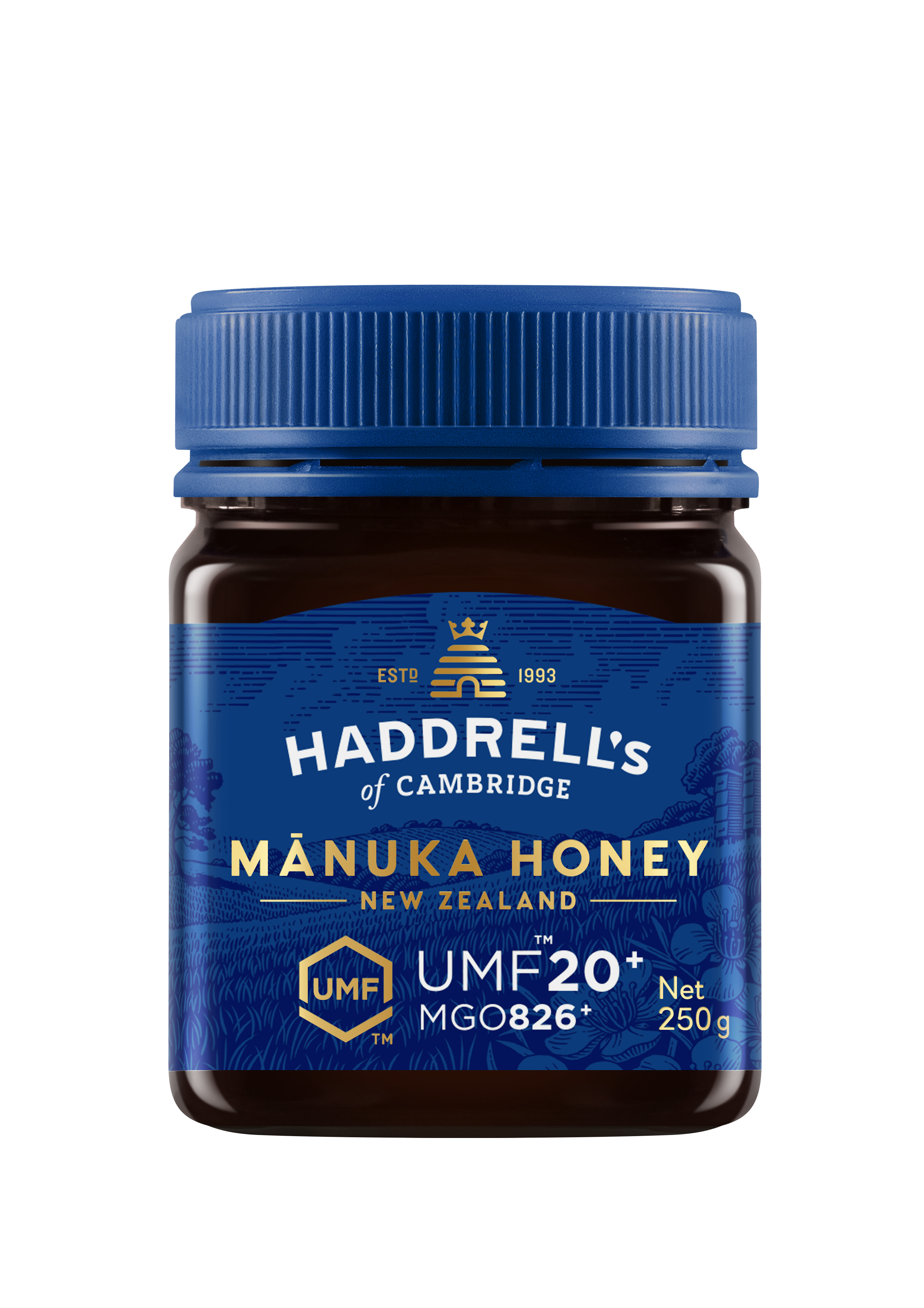 Haddrell’s of Cambridge +20 UMF™ Manuka Honey – New Zealand