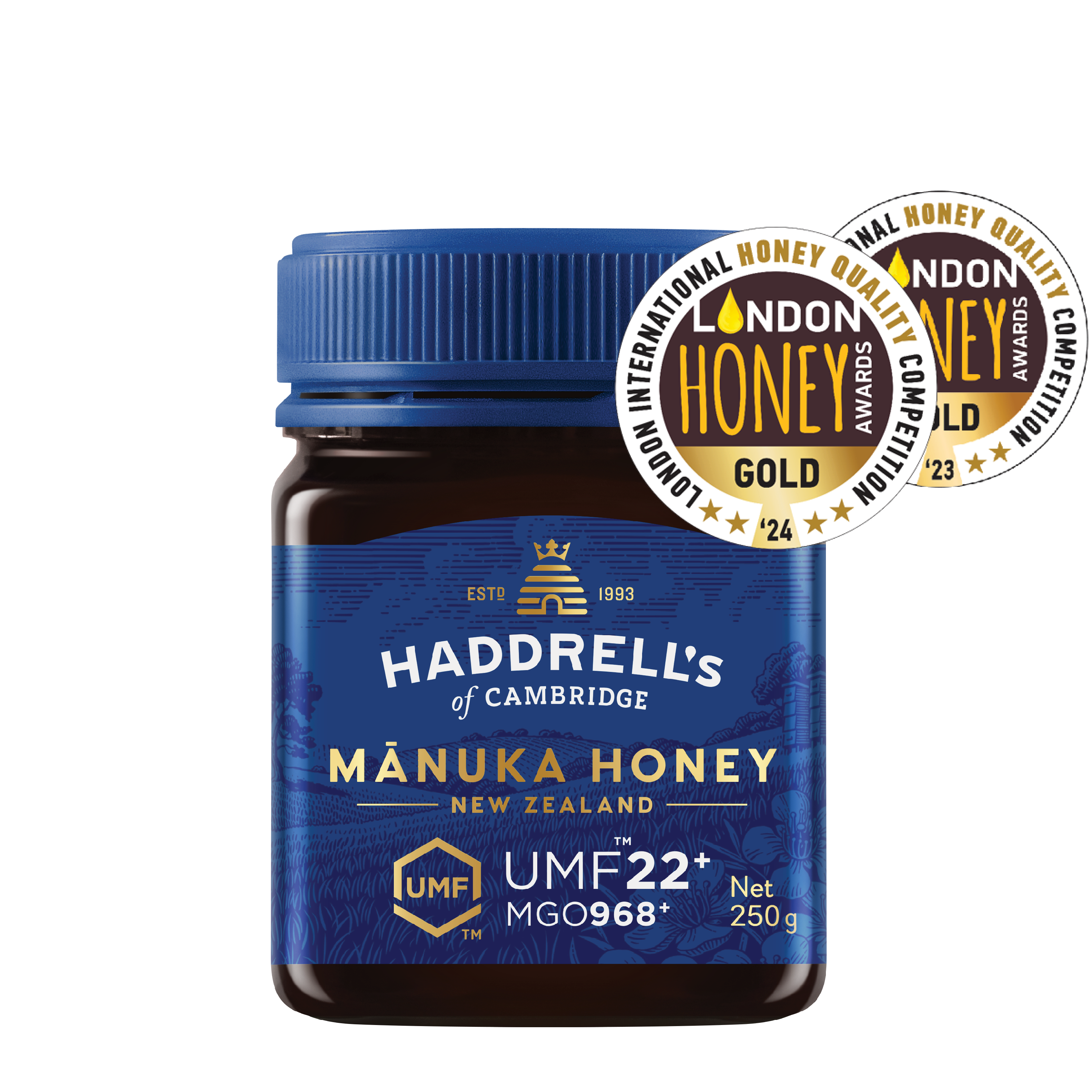 Haddrell’s of Cambridge +25 UMF™ Manuka Honey – New Zealand