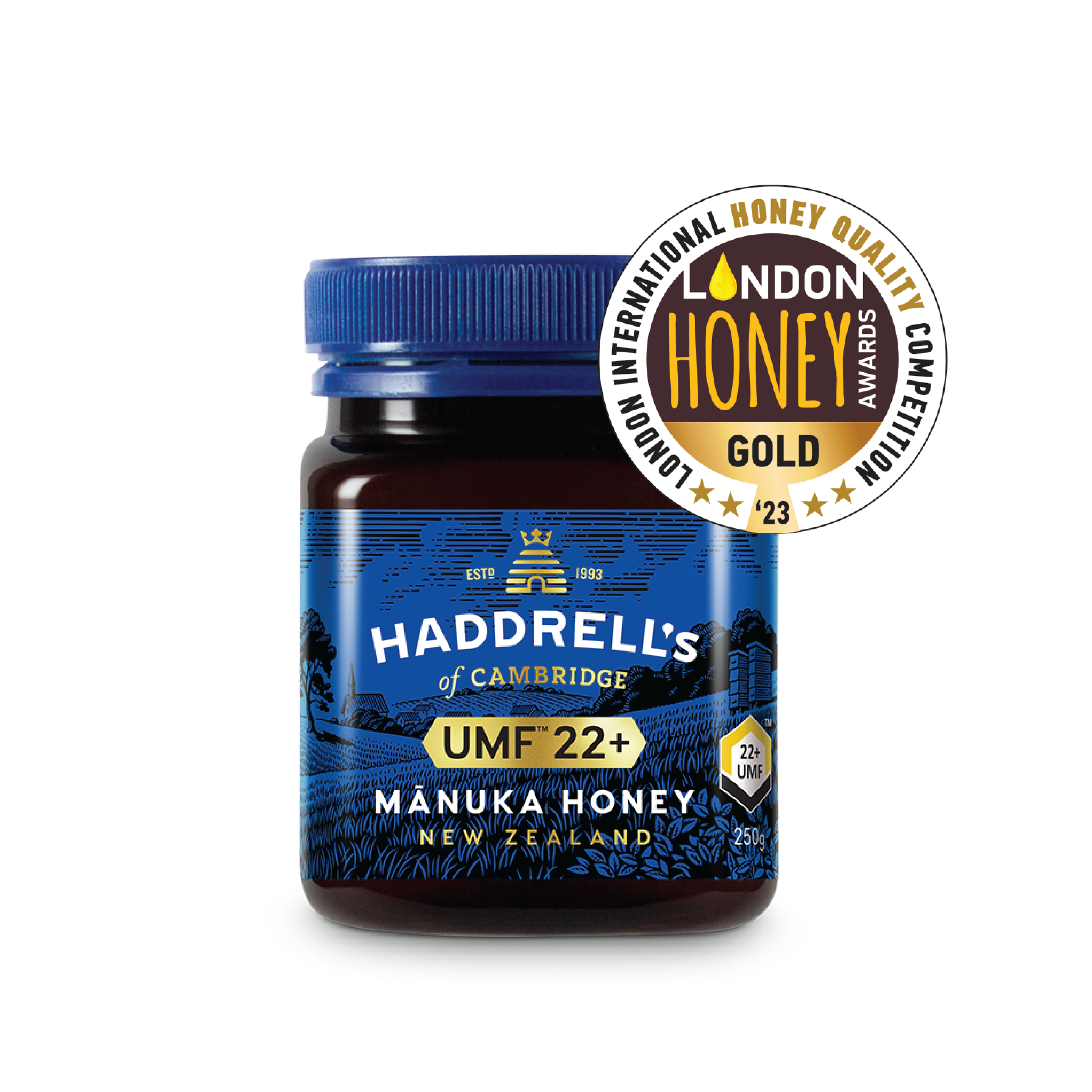 Haddrell’s of Cambridge +25 UMF™ Manuka Honey – New Zealand