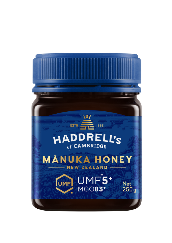 Haddrell’s of Cambridge +5 UMF™ Manuka Honey – New Zealand